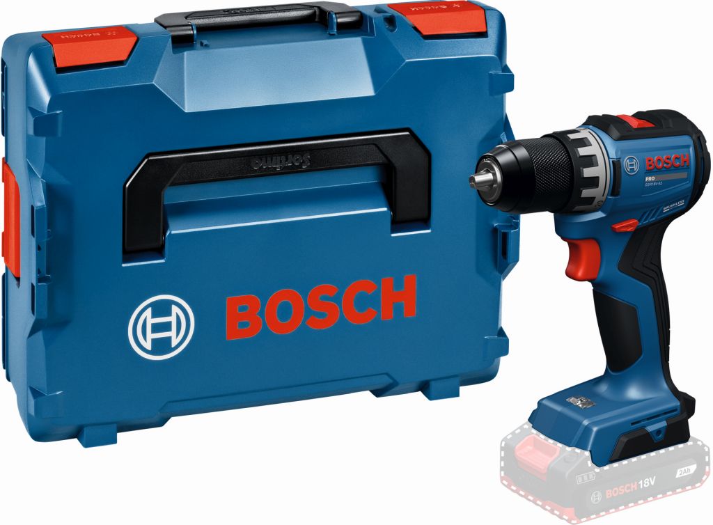BOSCH GSR18V-52 PROFESSIONAL Aku vŕtací skrutkovač, bez aku, L-BOXX 06019S0021
