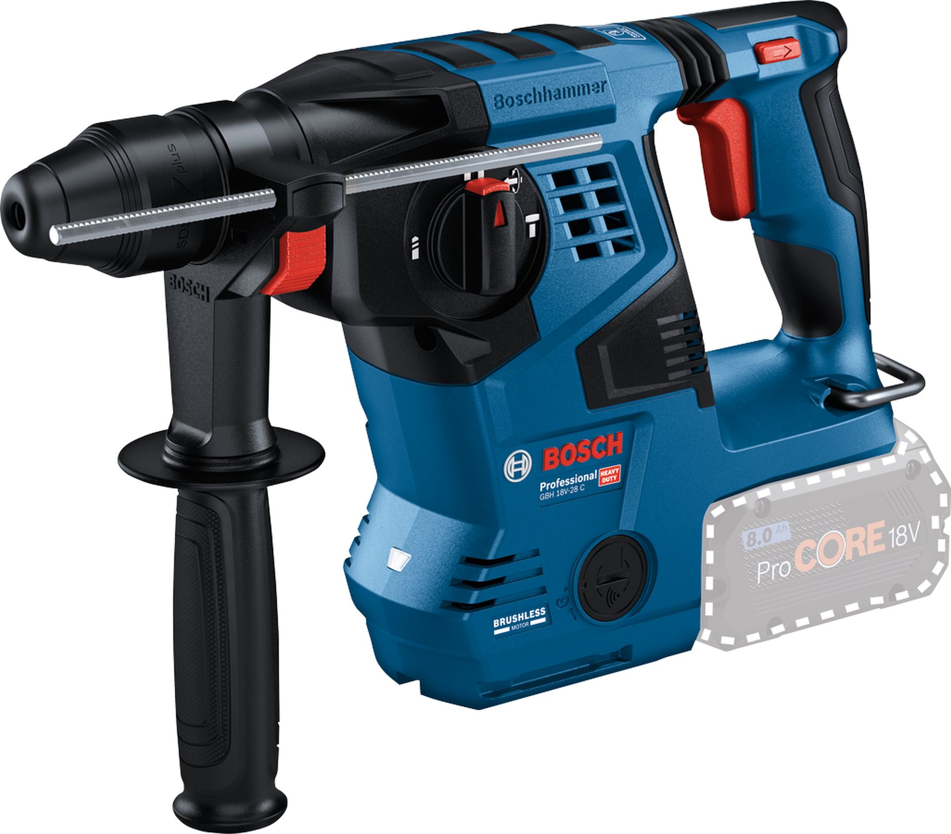 BOSCH GBH 18V-28 C Vŕtacie kladivo SDS-Plus (solo) 0611920000