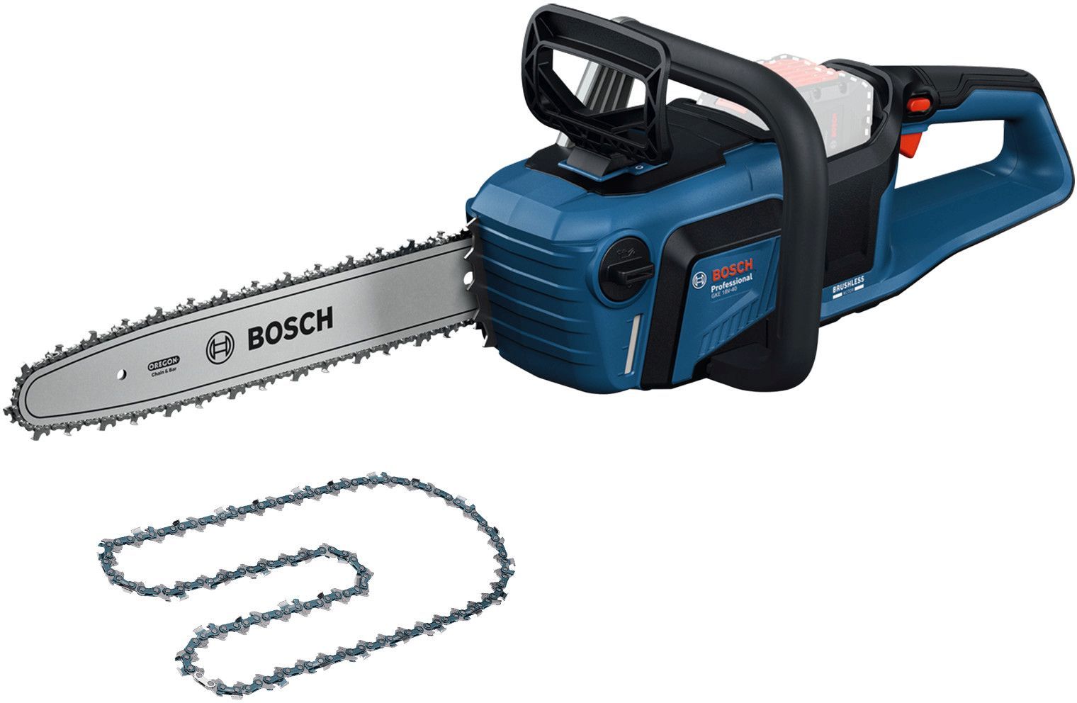 BOSCH PROFESSIONAL GKE18V-40 Akumulátorová reťazová píla + reťaz 0615A500DT