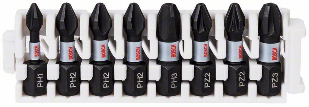 BOSCH Sada skrutkovacích bitov Impact Control, 8 ks 2608522323