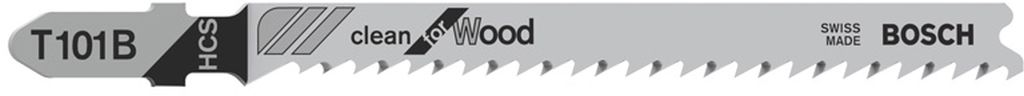 BOSCH Pílový list do priamočiarych píl T 101 B, Clean for Wood 2608630557