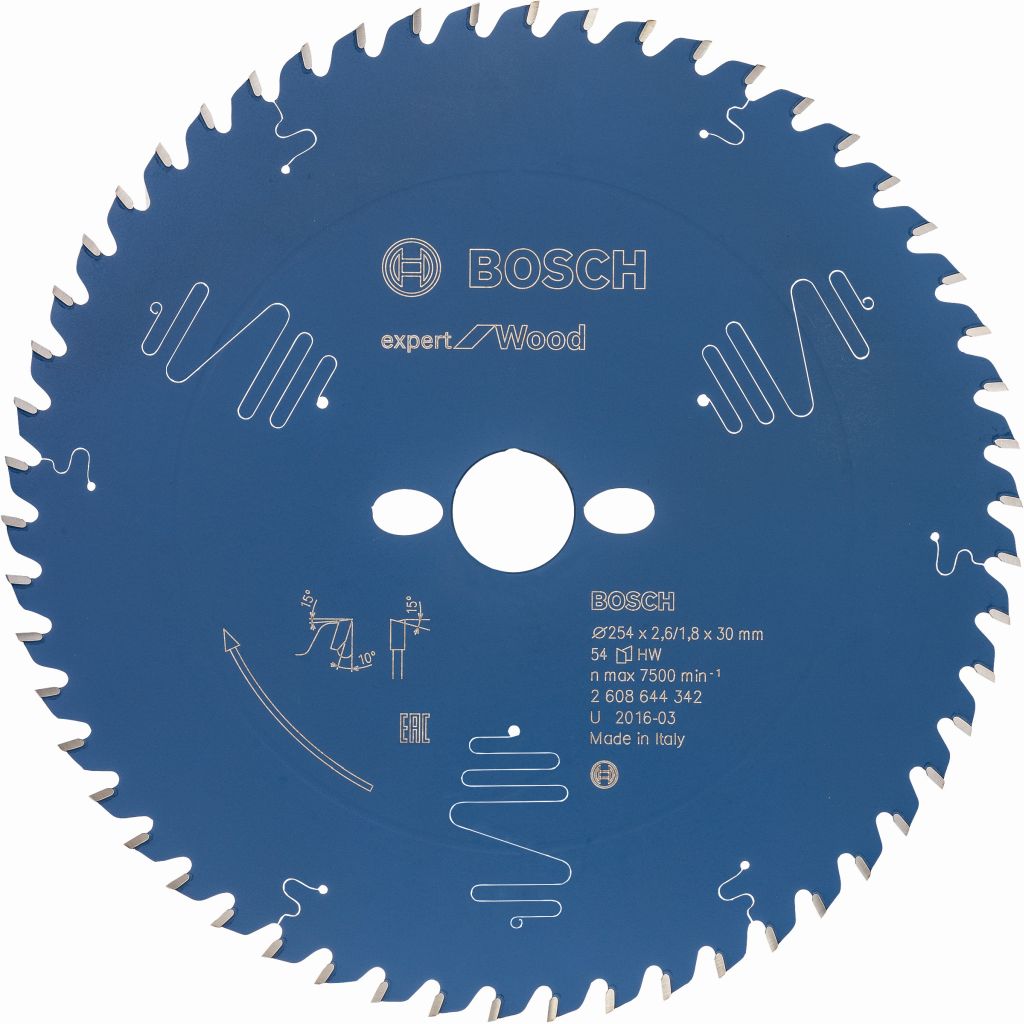 BOSCH Pílový kotúč Expert for Wood WO T 254x30-54 2608644342