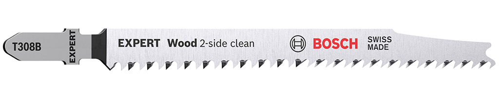BOSCH List priamočiarej píly EXPERT ‘Wood 2-side clean’ T 308 B, 25 ks 2608900552