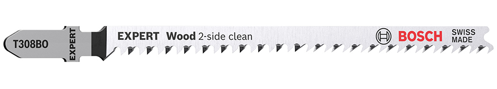 BOSCH List priamočiarej píly EXPERT ‘Wood 2-side clean’ T 308 BO, 5 ks 2608900555