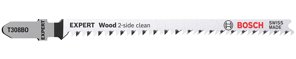 BOSCH List priamočiarej píly EXPERT ‘Wood 2-side clean’ T 308 BO, 25 ks 2608900556