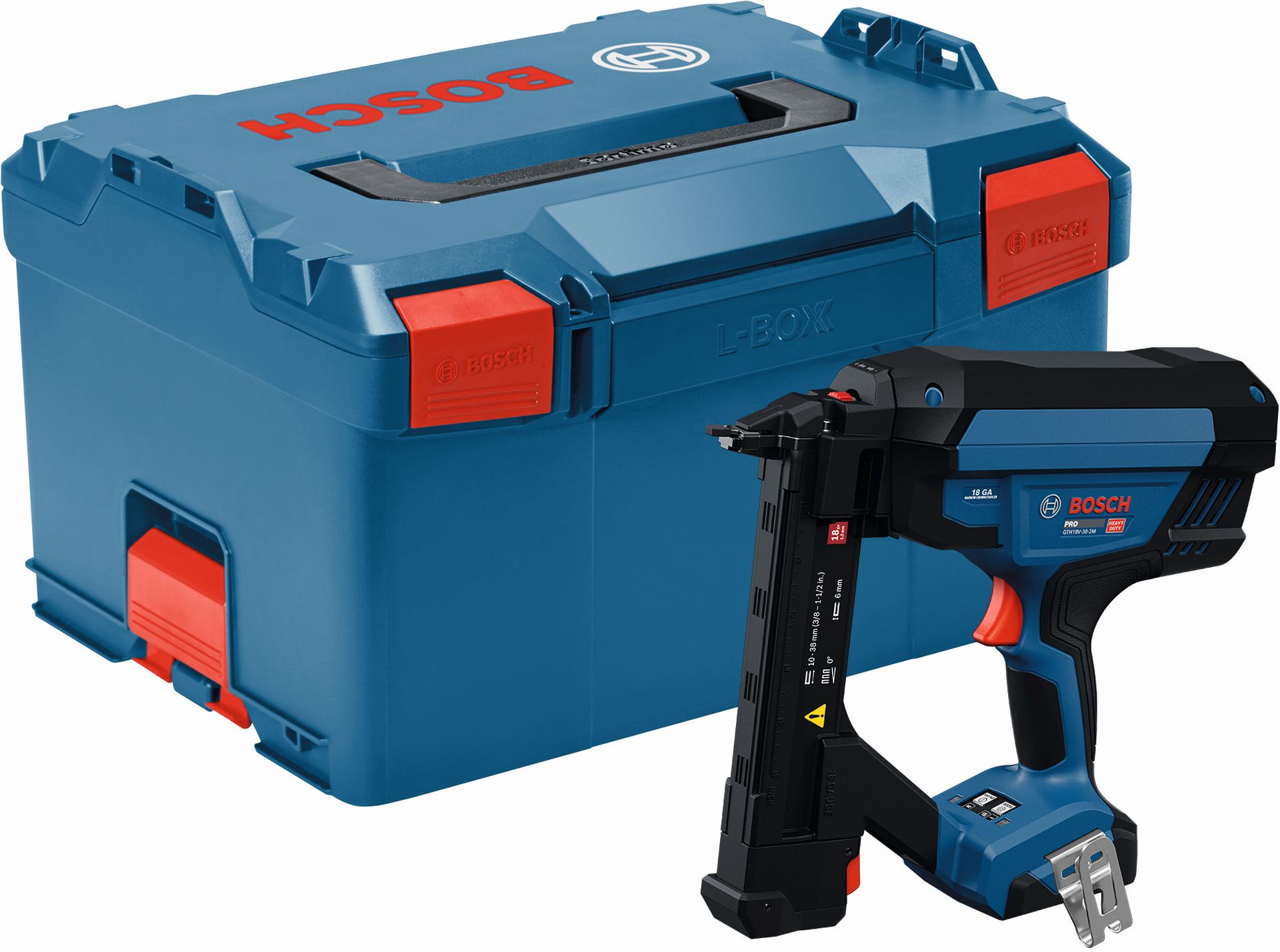 BOSCH GTH18V-38-2M PROFESSIONAL Akumulátorová sponkovačka, L-BOXX 0601482D01