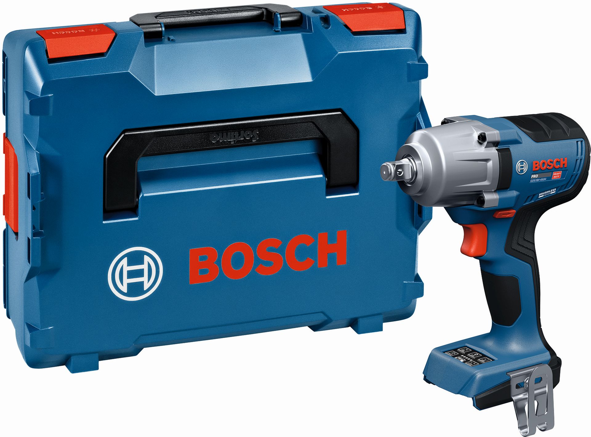 BOSCH GDS18V-450H PROFESSIONAL Akumulátorový rázový utahovák, L-BOXX 06019K4201