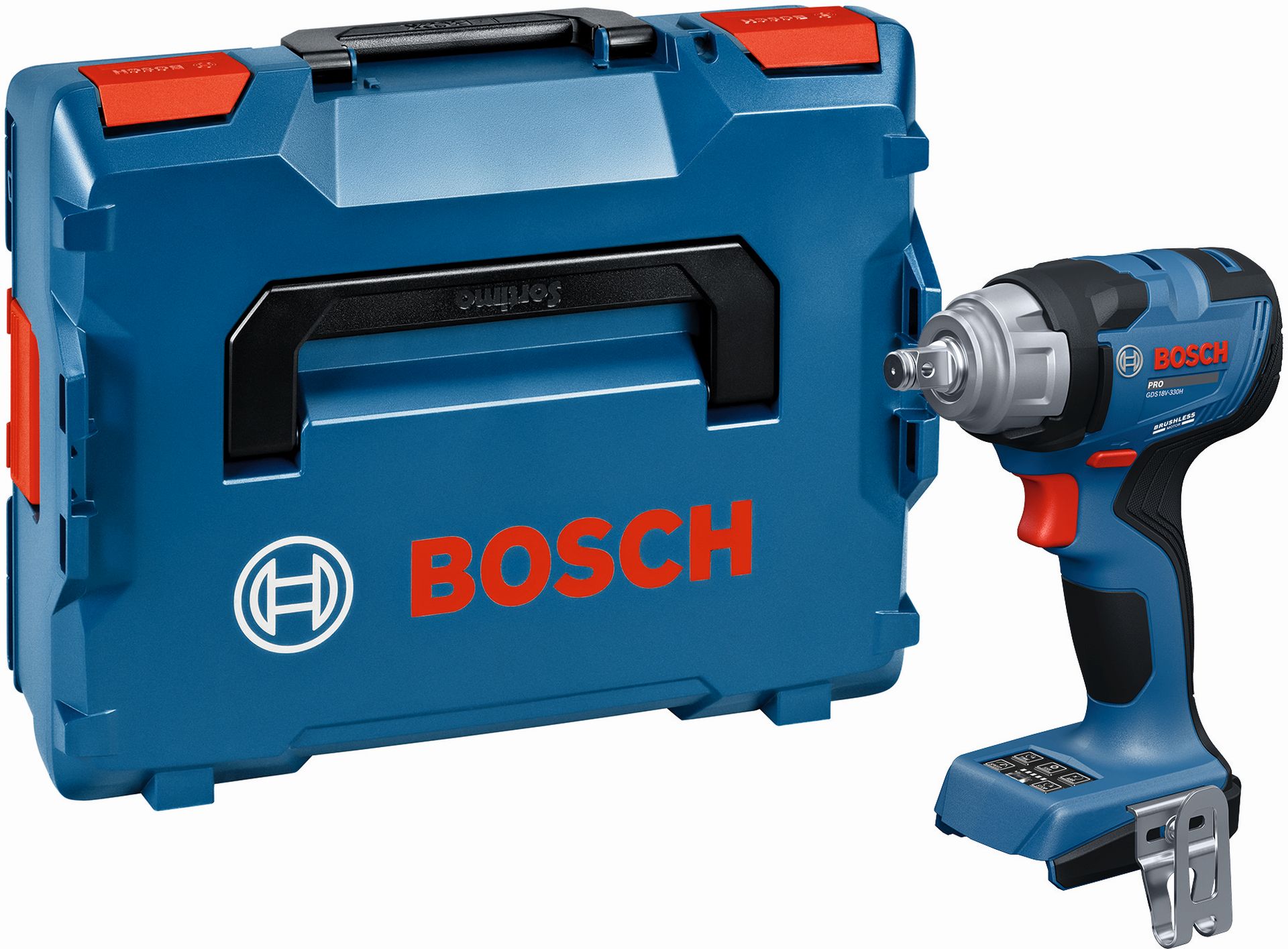 BOSCH GDS18V-330H PROFESSIONAL Akumulátorový rázový utahovák, L-BOXX 06019L5201