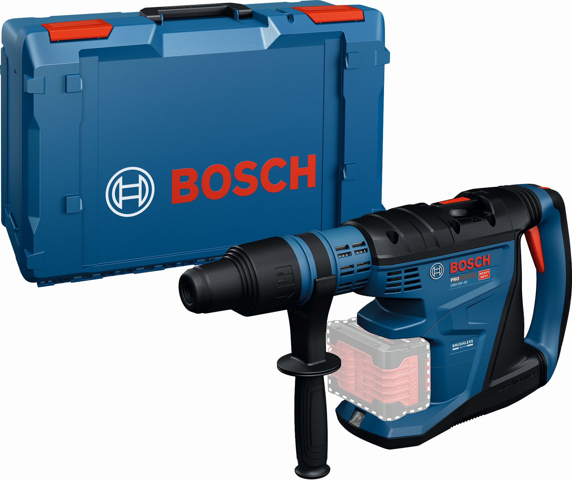 BOSCH GBH18V-40 PROFESSIONALL Vŕtacie kladivo s SDS max, L-BOXX 0611917200