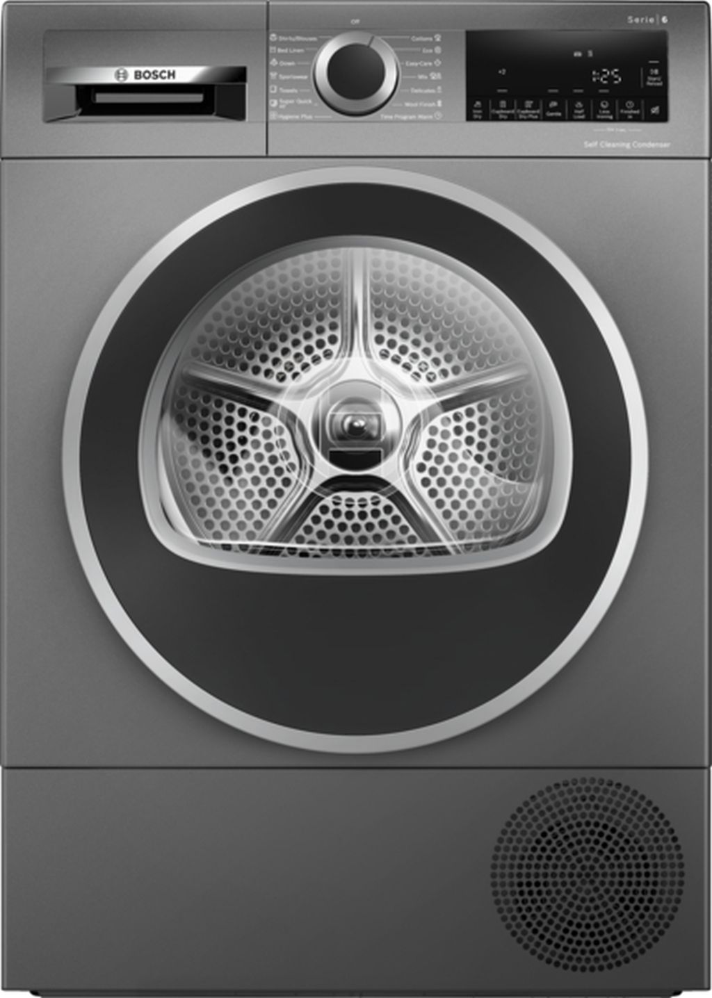 Bosch Séria 6 Sušička bielizne s tepelným čerpadlom 9 kg WQG245DREU