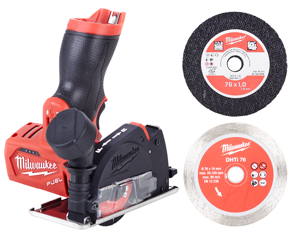 BAZÁR Milwaukee M12 FCOT-0 Aku okružná píla (12V/bez aku/76x10mm) 4933464618