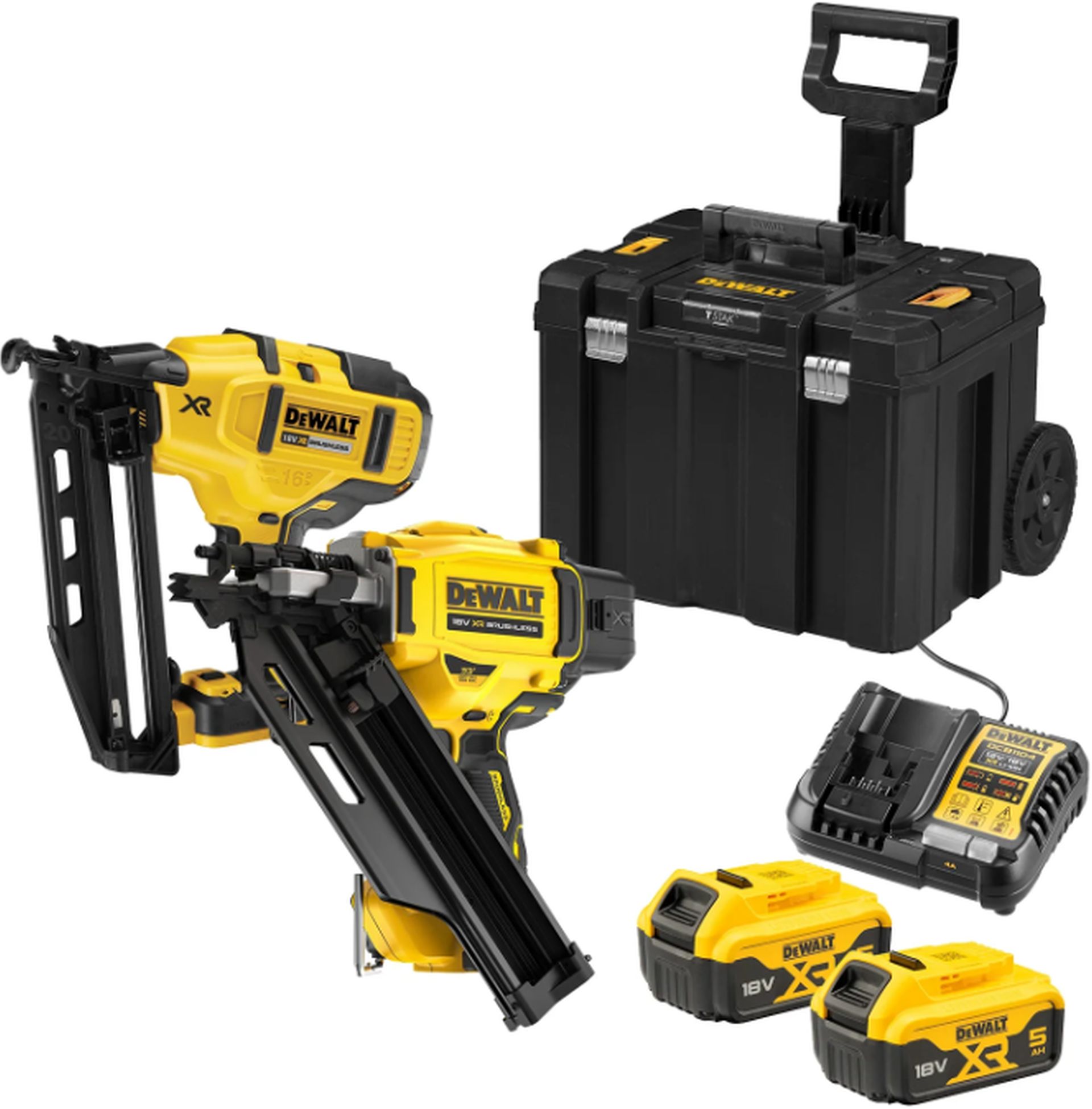 DeWALT DCK246P2T Aku kombo sada XR Li-lon (DCN692+DCN660+18V/2x5,0Ah) Tstak