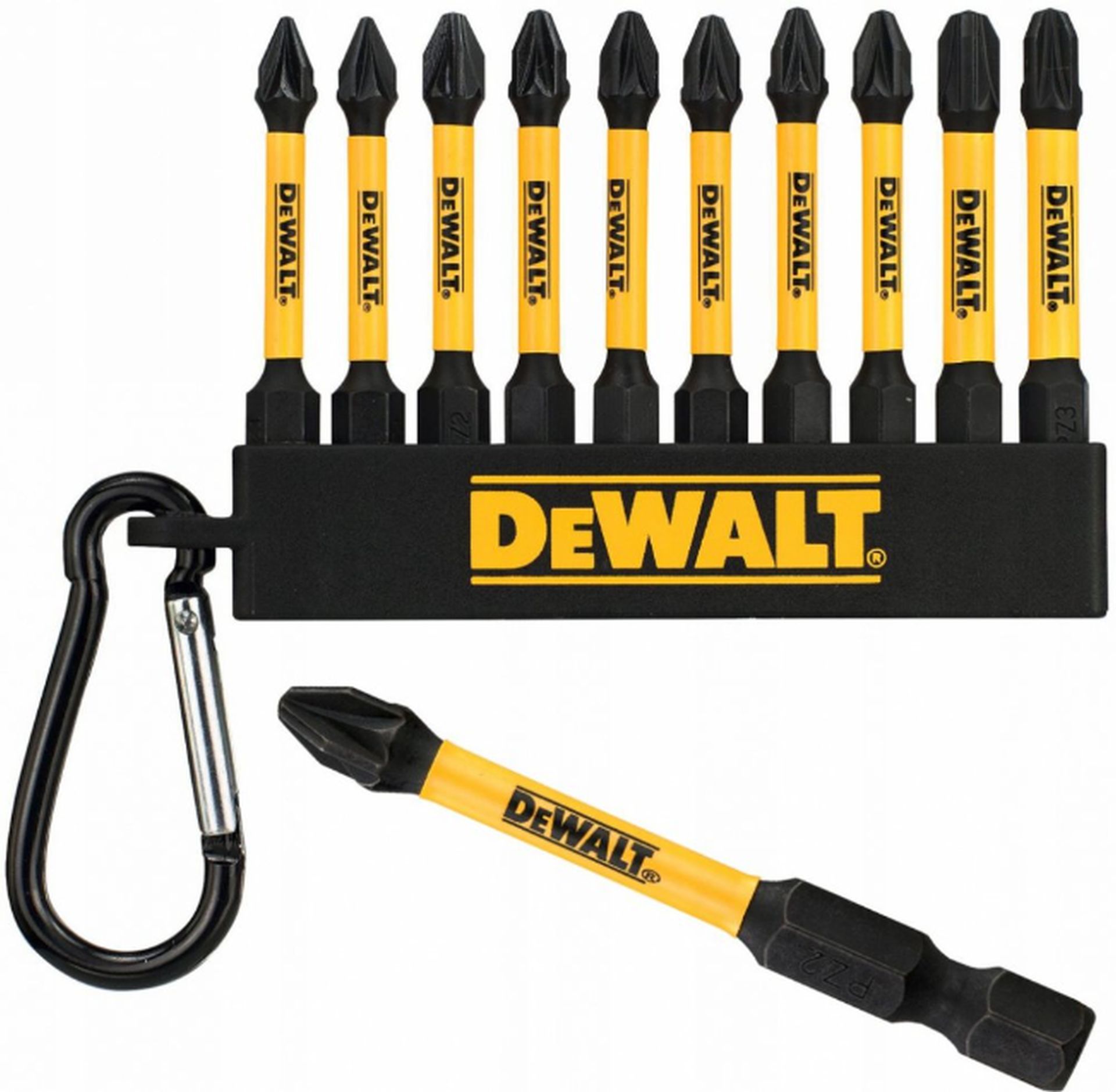 DeWALT DT7275 10-dielna sada TORX bitov FLEXTORQ 57 mm