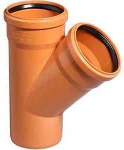 OSMA KGEA kanalizačná odbočka DN 125/125, 45 ° 221300
