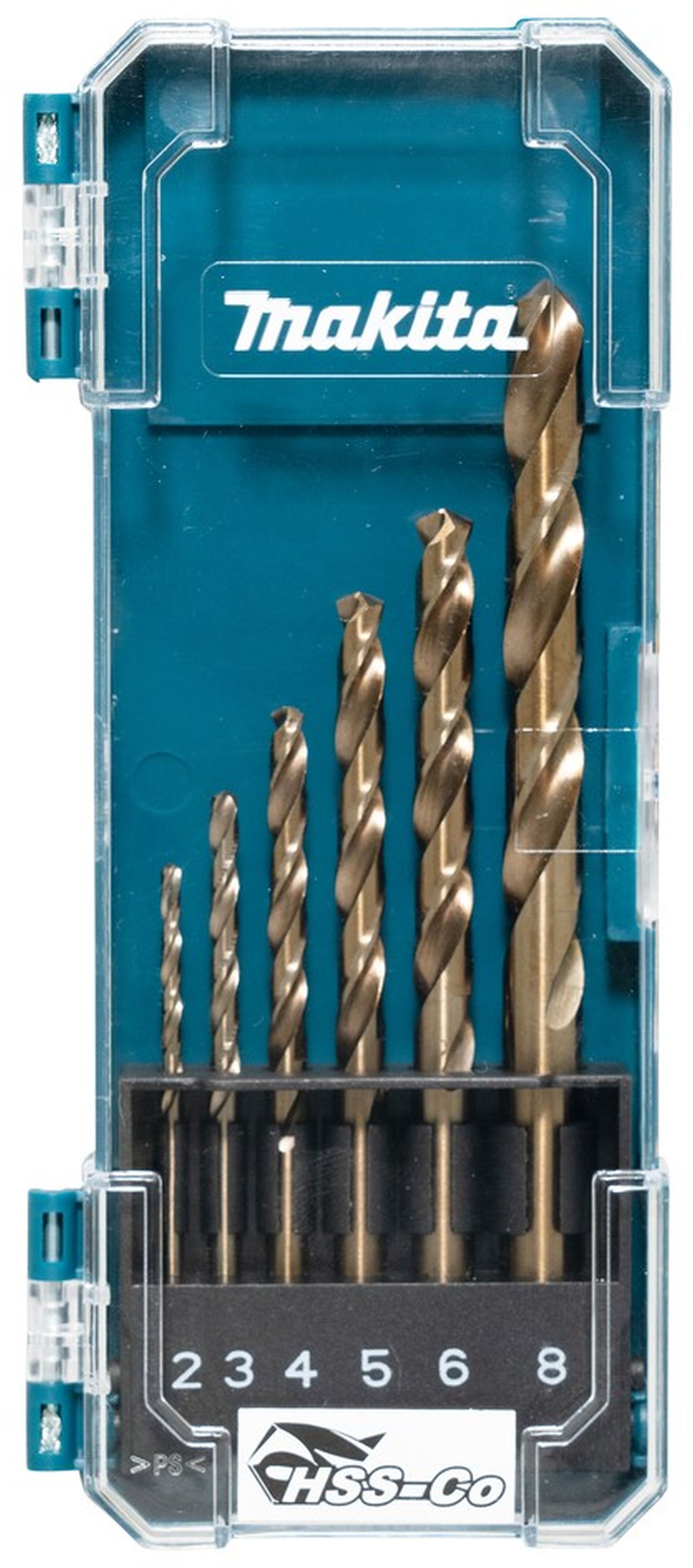 Makita D-75758 sada vrtákov do kovu HSS-Co 2,3,4,5,6,8mm