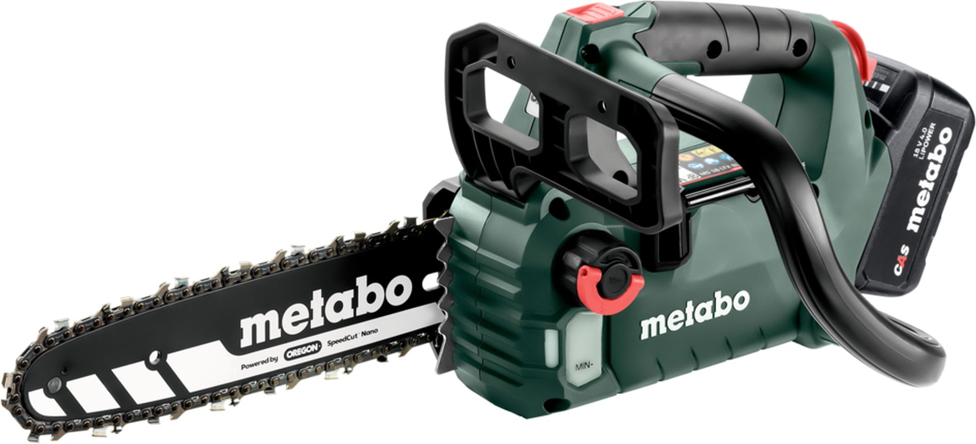 Metabo MS 18 LTX BL 25 Akumulátorová reťazová píla (18 V / 1× 4,0 Ah) 601595900