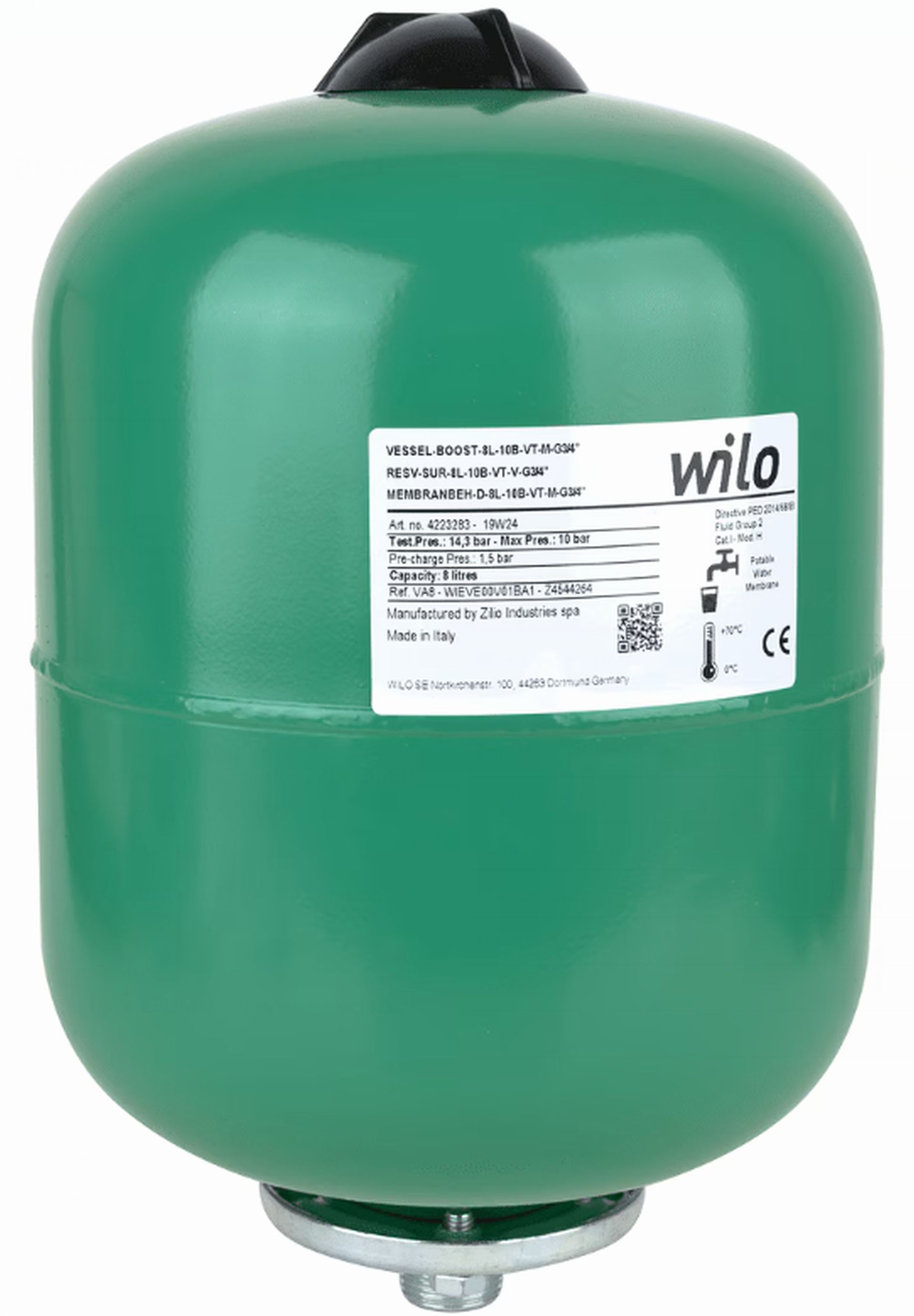 Wilo 8L-10B-VT-V 3/4"G Tlaková nádoba 4223283