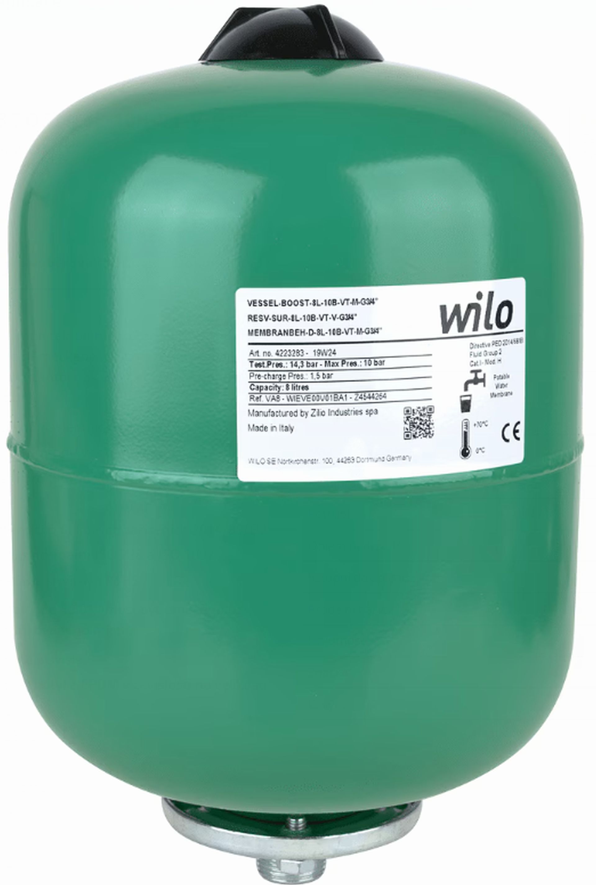 Wilo 24L-10B-VT-V 1"G Tlaková nádoba 4223285