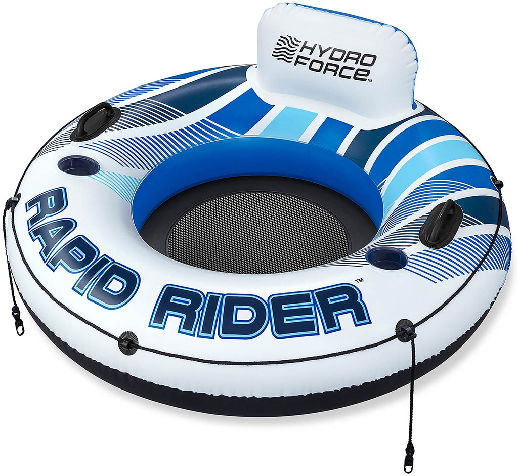 BESTWAY Hydro-Force Rapid Rider Nafukovacie kreslo s opierkou 122 x 48,5 cm 43116