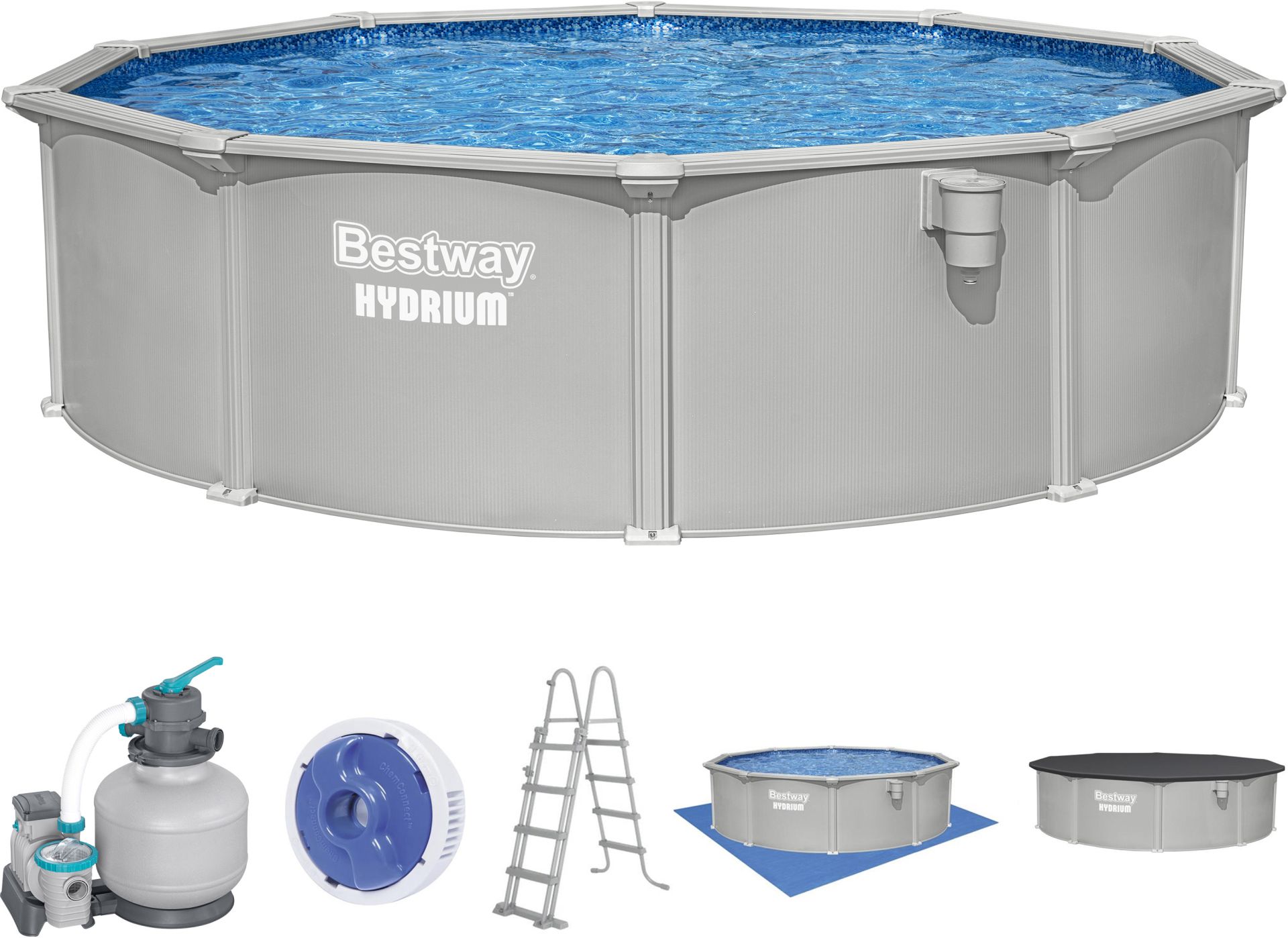 BESTWAY Hydrium Bazénový set 460 x 120 cm, piesková filtrácia 56384