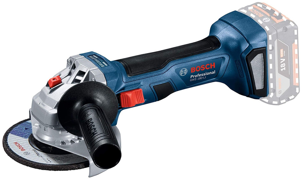 BOSCH GWS 180-LI Akumulátorová uhlová brúska, 115 mm 06019H9022