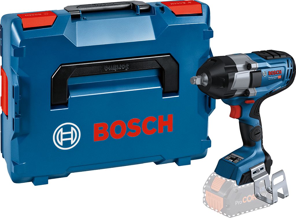 BOSCH GDS 18V-1000 C PROFESSIONAL Akumulátorový rázový uťahovač,bez aku, L-BOXX 06019J8001