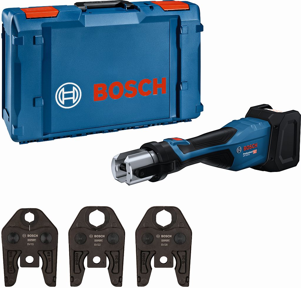 BOSCH GPT 18V-32 PROFESSIONAL Akumulátorové lisovacie náradie, L-BOXX, 06019M2102