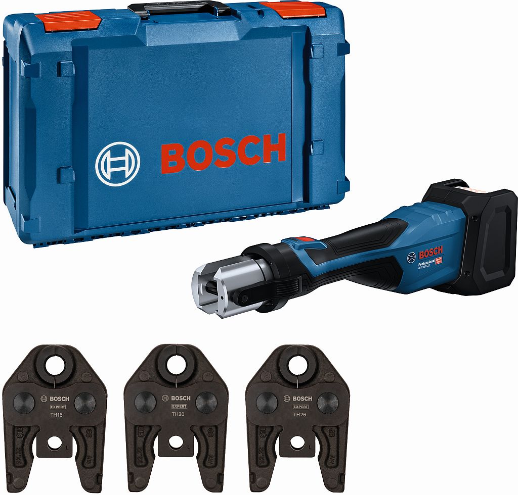 BOSCH GPT 18V-32 PROFESSIONAL Akumulátorové lisovacie náradie, L-BOXX, 06019M2104