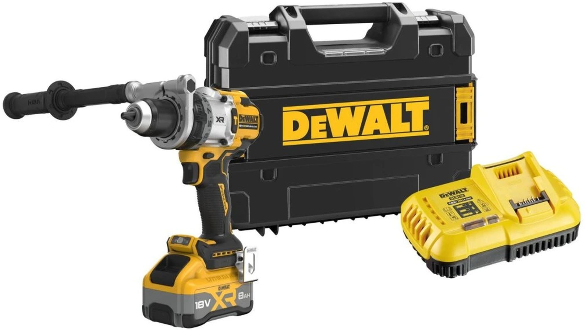 DeWALT DCD1007WW1T Aku príklepová vŕtačka (169Nm/18V/1x8,0Ah) Tstak
