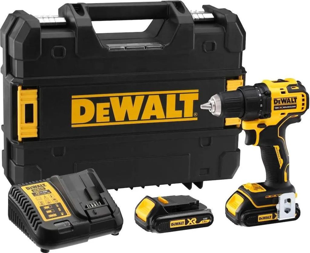DeWALT DCD708D1T Aku kompaktná vŕtačka/skrutkovač XR (65Nm/18V/1x2,0Ah) kufor Tstak