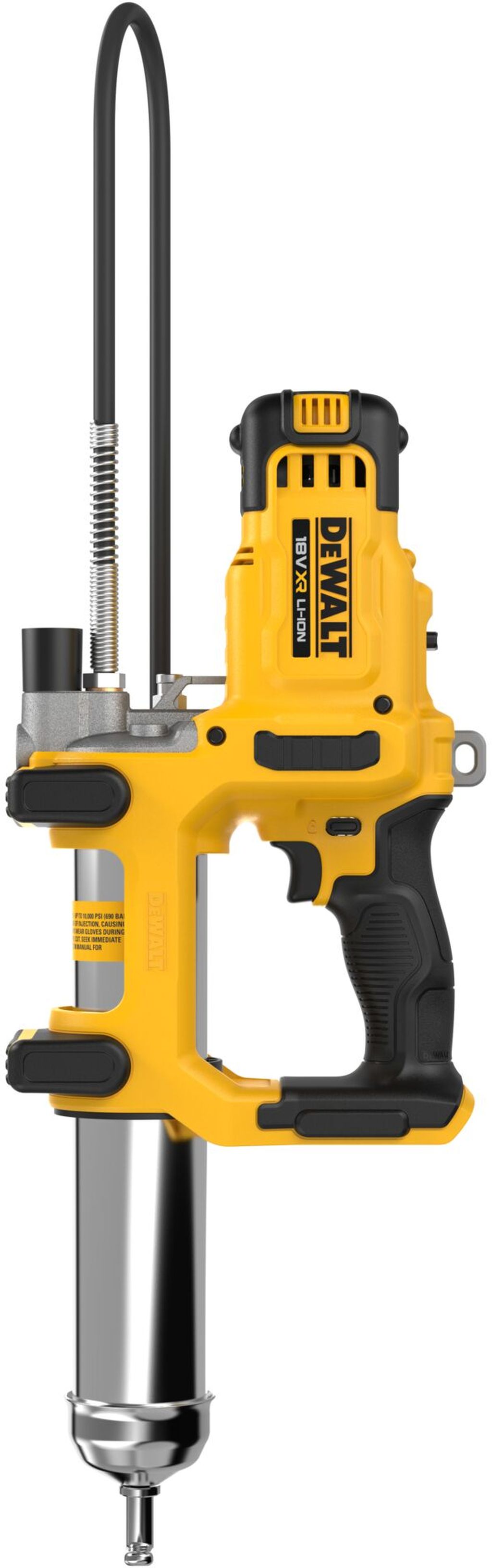 DeWALT DCGG581N-XJ Aku mazací lis XR (690 bar / 18 V / bez akumulátora a nabíjačky)