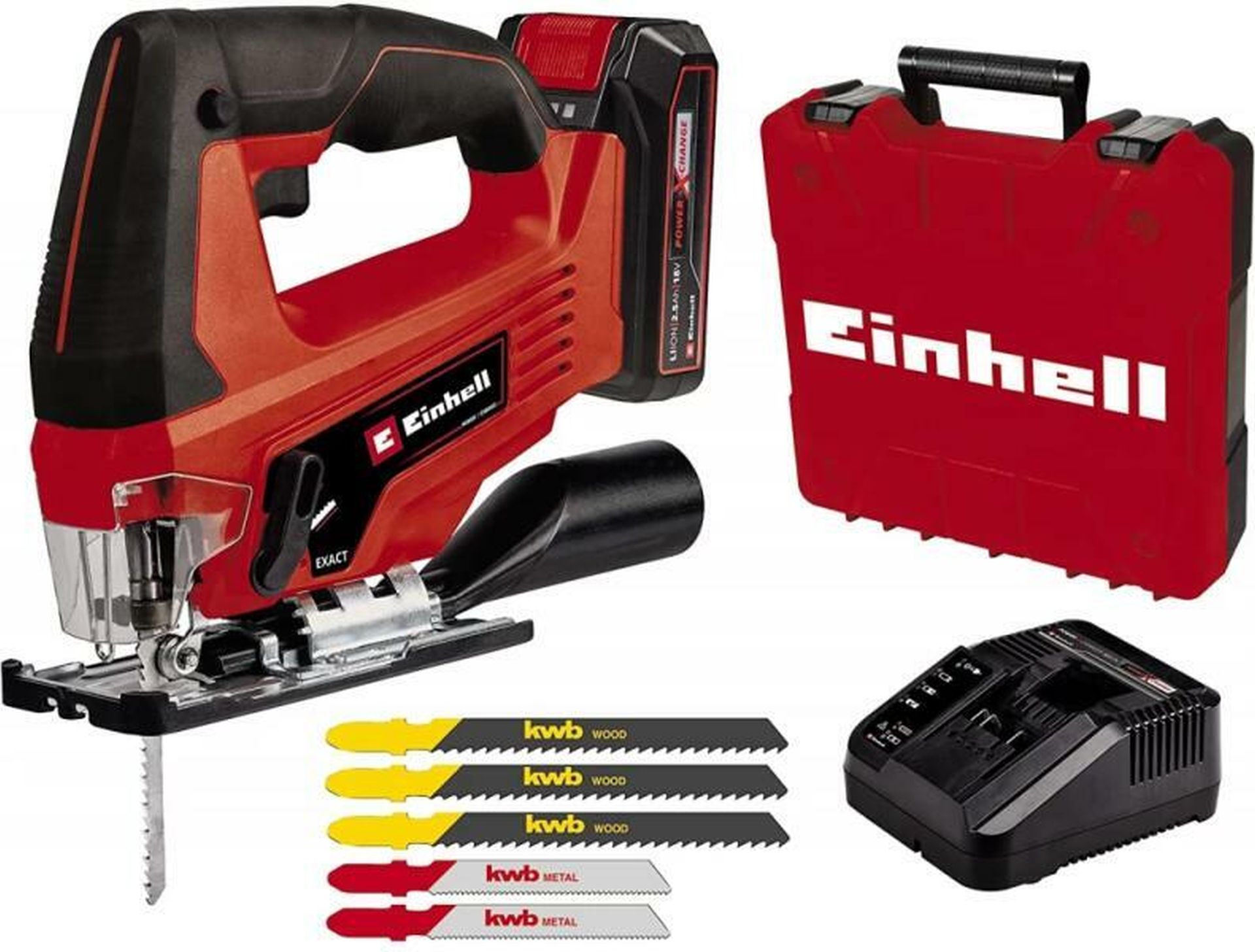 Einhell TC-JS 18 Li Aku primočiara píla (18V/1x2,5Ah) 4321228