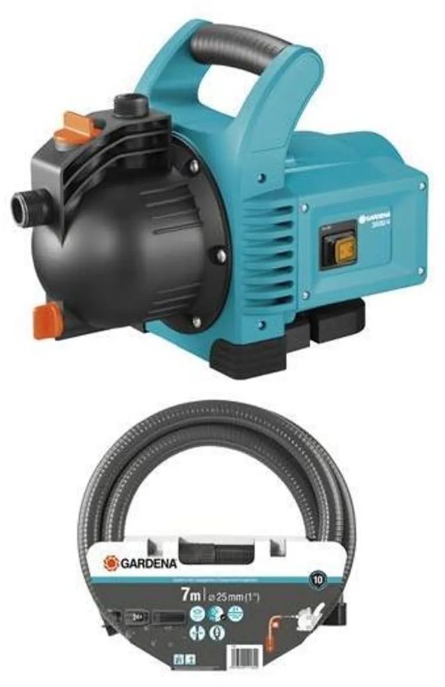 Gardena 3000/4 záhradné čerpadlo 600W so sacou jednotkou 1718-20