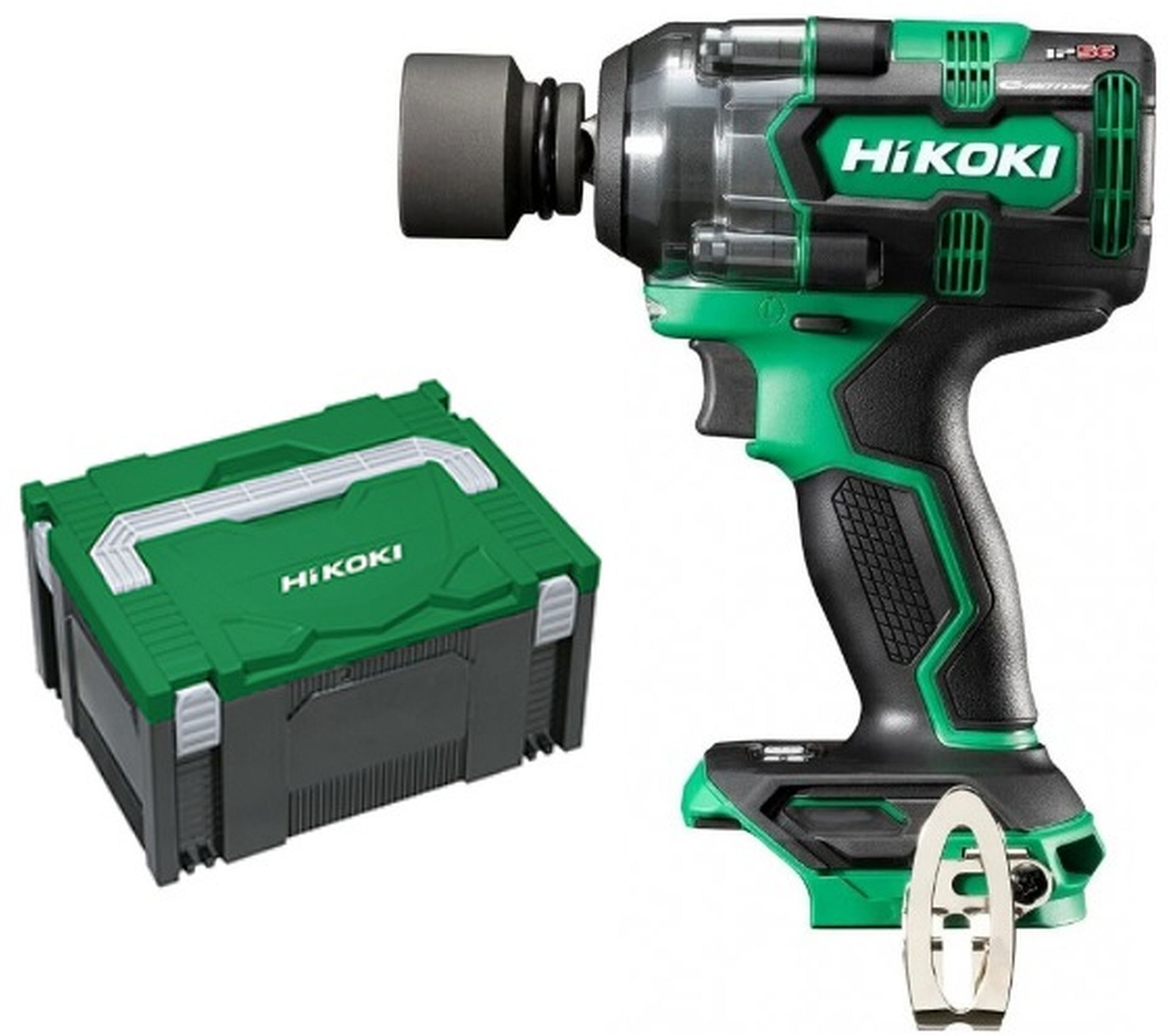 HiKOKI WR18DHW2Z Aku bezuhlíkový rázový uťahovák 18V, 1/2&quot;(bez batérie a nabíjačky) HSC II