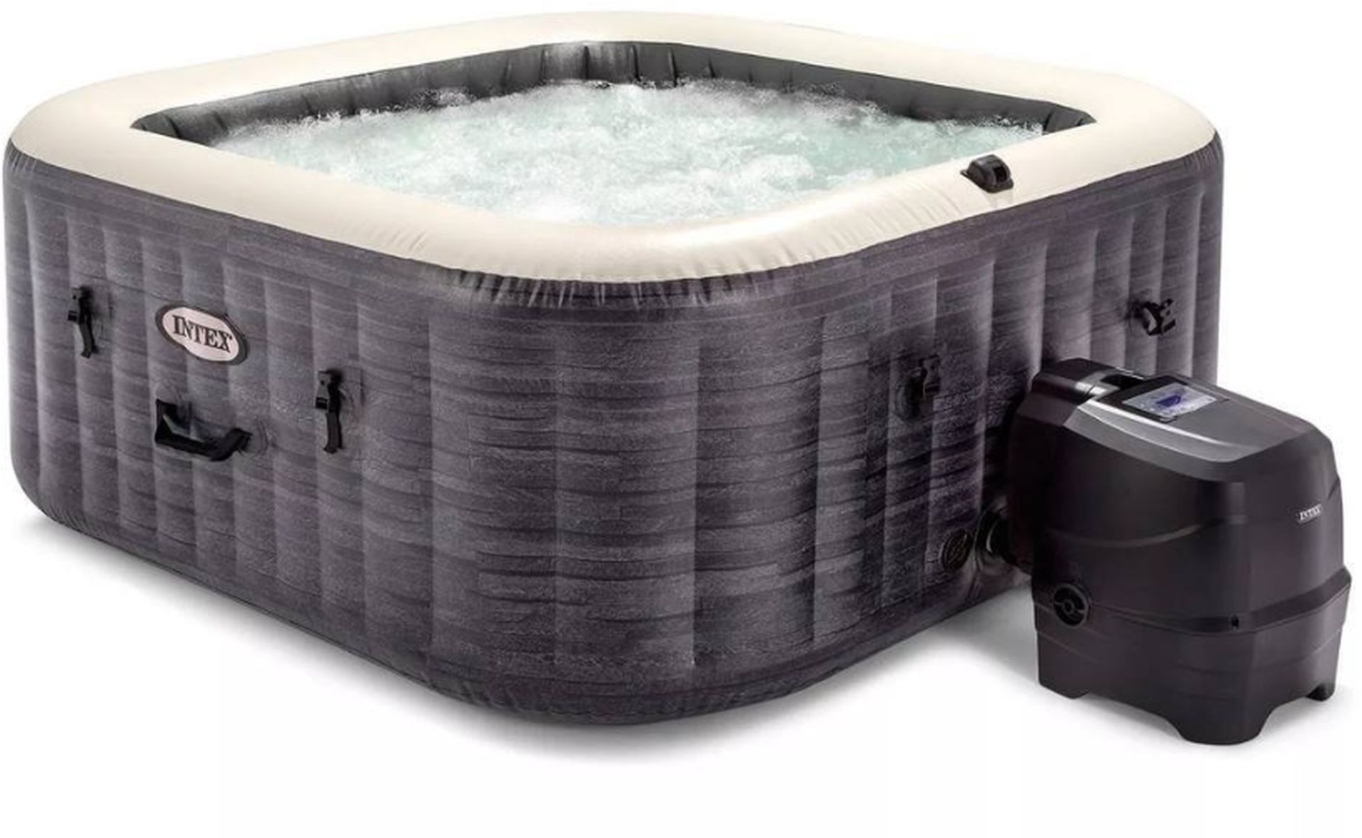 BAZÁR INTEX Pure Spa Bubble Greystone Deluxe vírivka 211 x 71 cm 28450 PO SERVISE