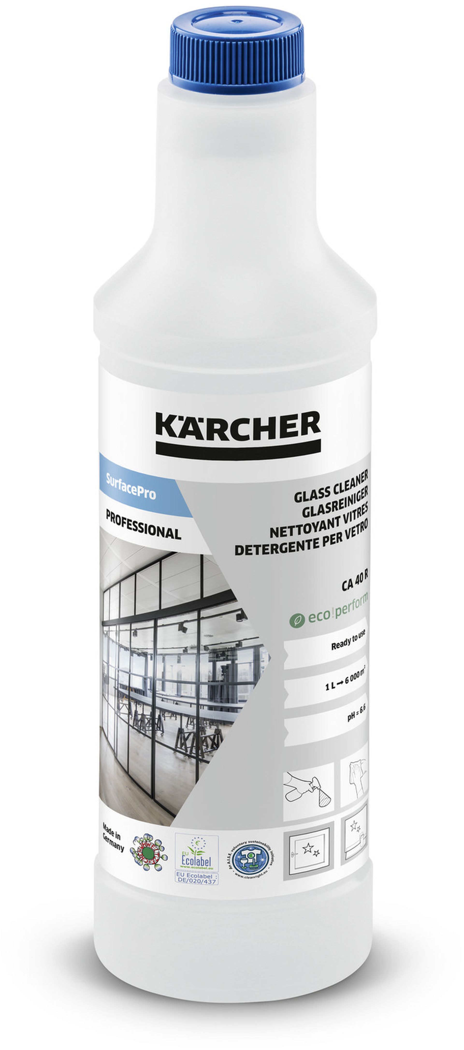 Kärcher CA 40 R SurfacePro čistič skla, 0.5l, 6.295-687.0