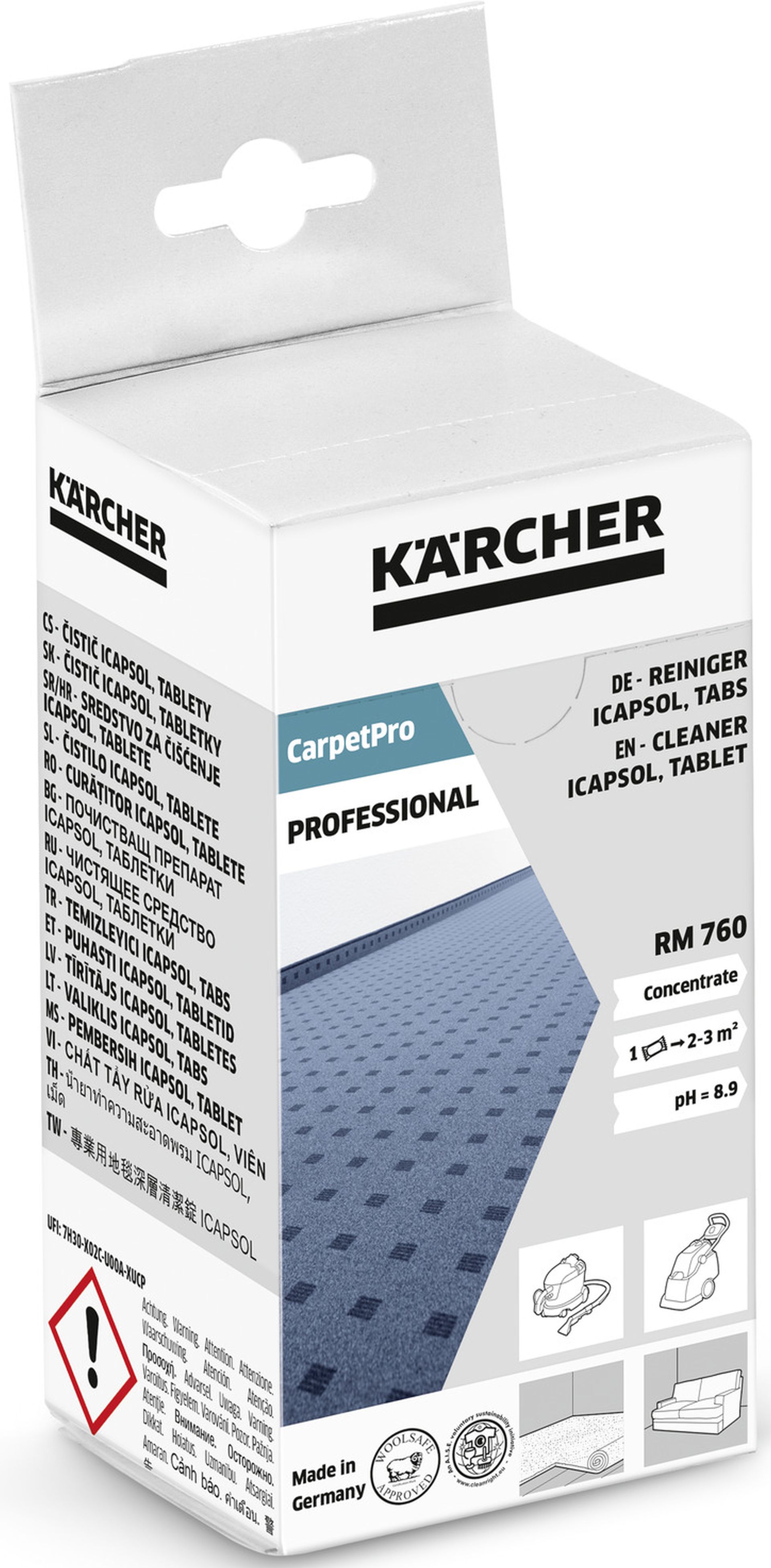 Kärcher RM 760 CarpetPro Čistič kobercov iCapsol, 16 tabliet 6.295-850.0