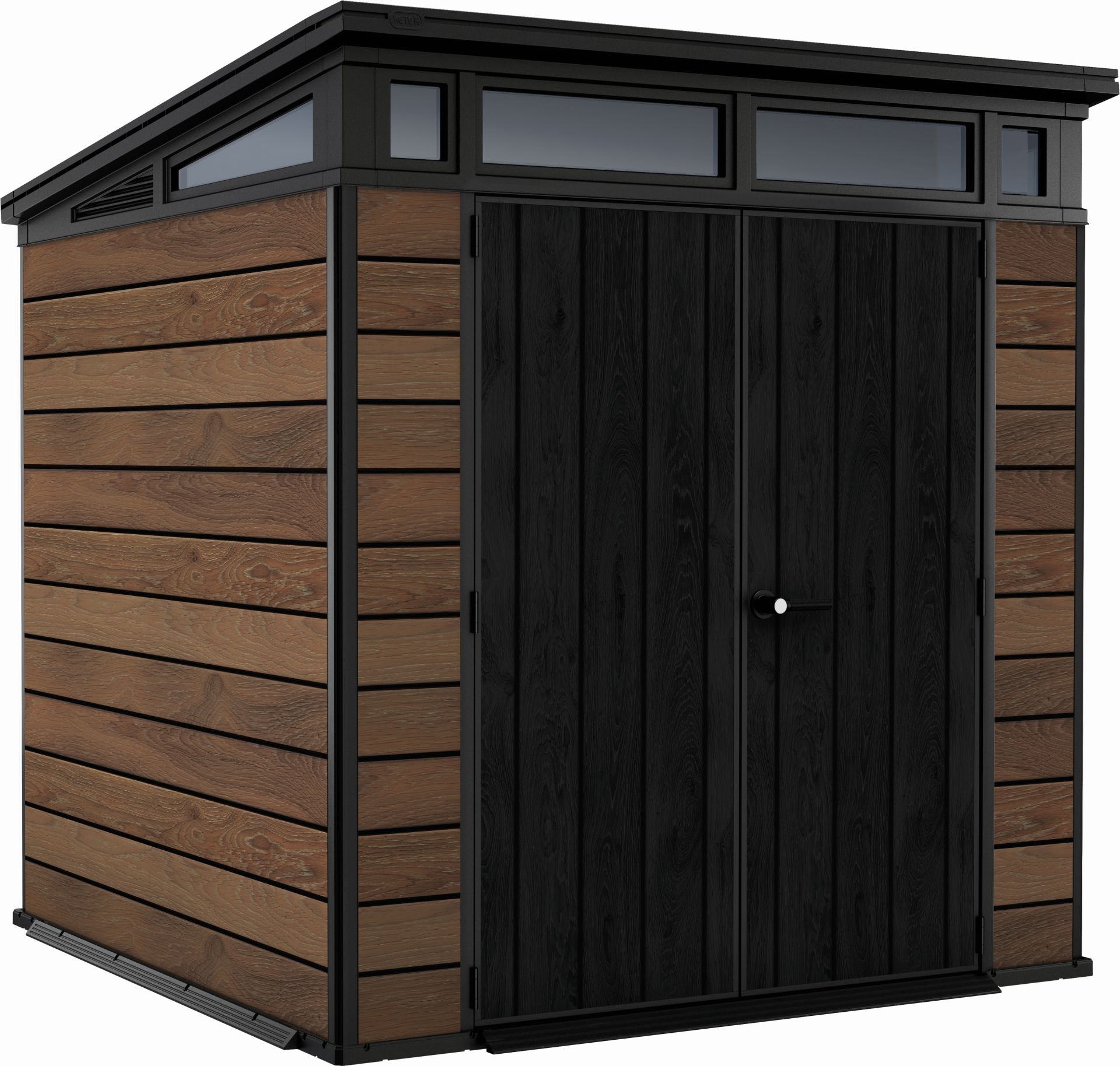 KETER PENT SIGNATURE HORIZONTAL 7 x 7 domček, 216 x 218 x 226 cm, walnut 17212803