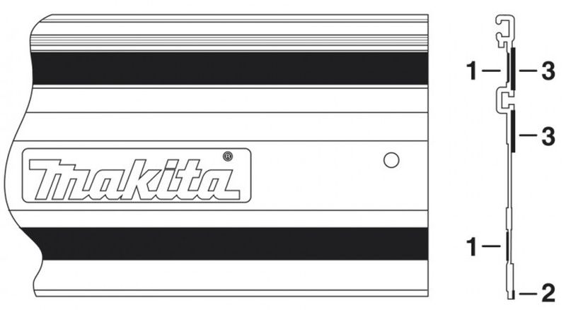 Makita 413101-9 klzná páska k lište 1400mm