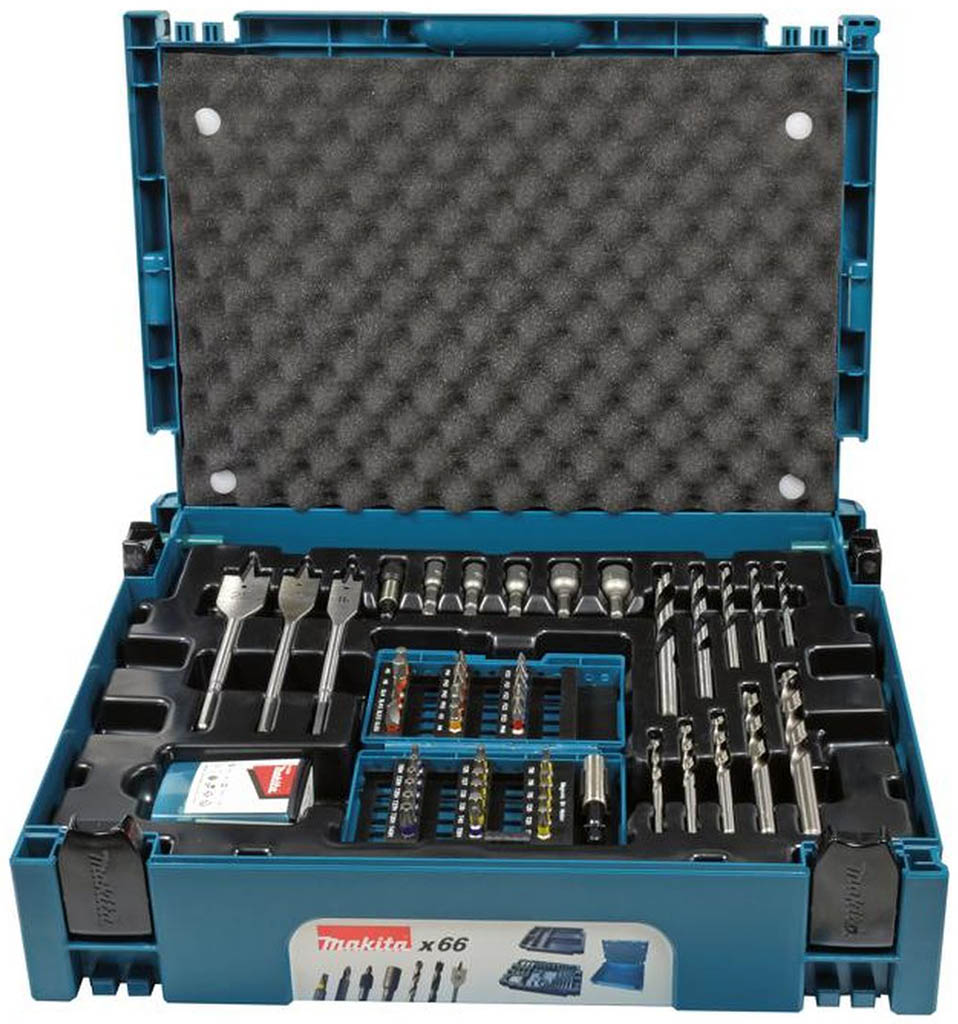 Makita B-43044 sada vrtákov a bitov 66 ks MAKPAC