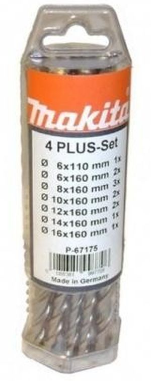 Makita B-49080 Sada vrtákov SDS V-PLUS 6-16mm, 12ks