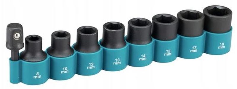 Makita B-54645 sada nástrčkových kľúčov 1/2&quot; 9ks