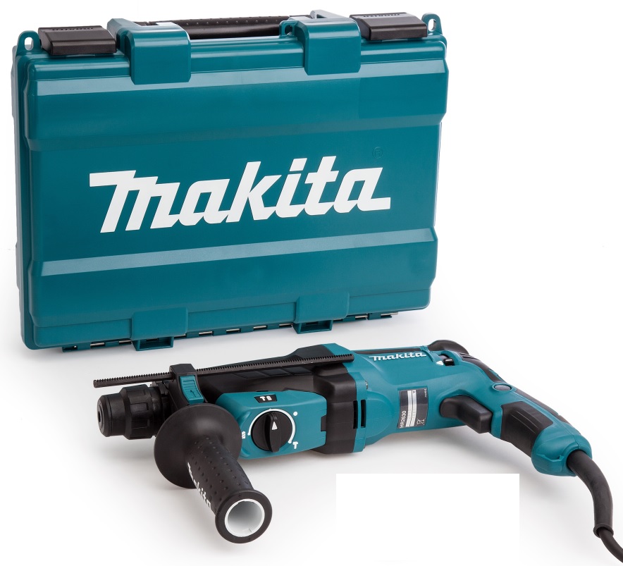 Makita HR2630X7 Kombinované kladivo SDS-Plus (800W/2,4J) v kufri, s výmenným skľučidlom