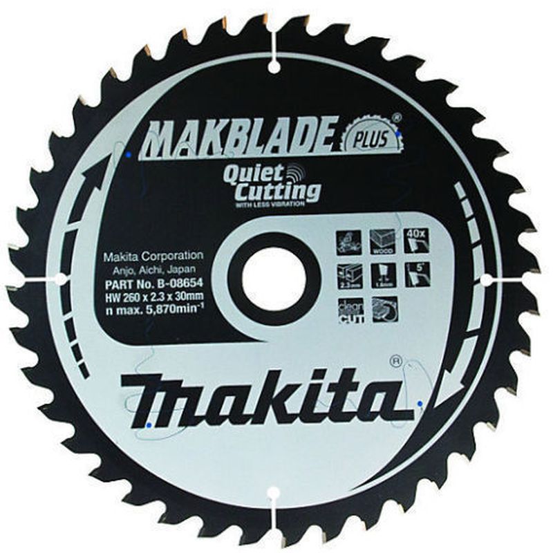 Makita B-32633 pílový kotúč 260 x 30 mm 100 Z