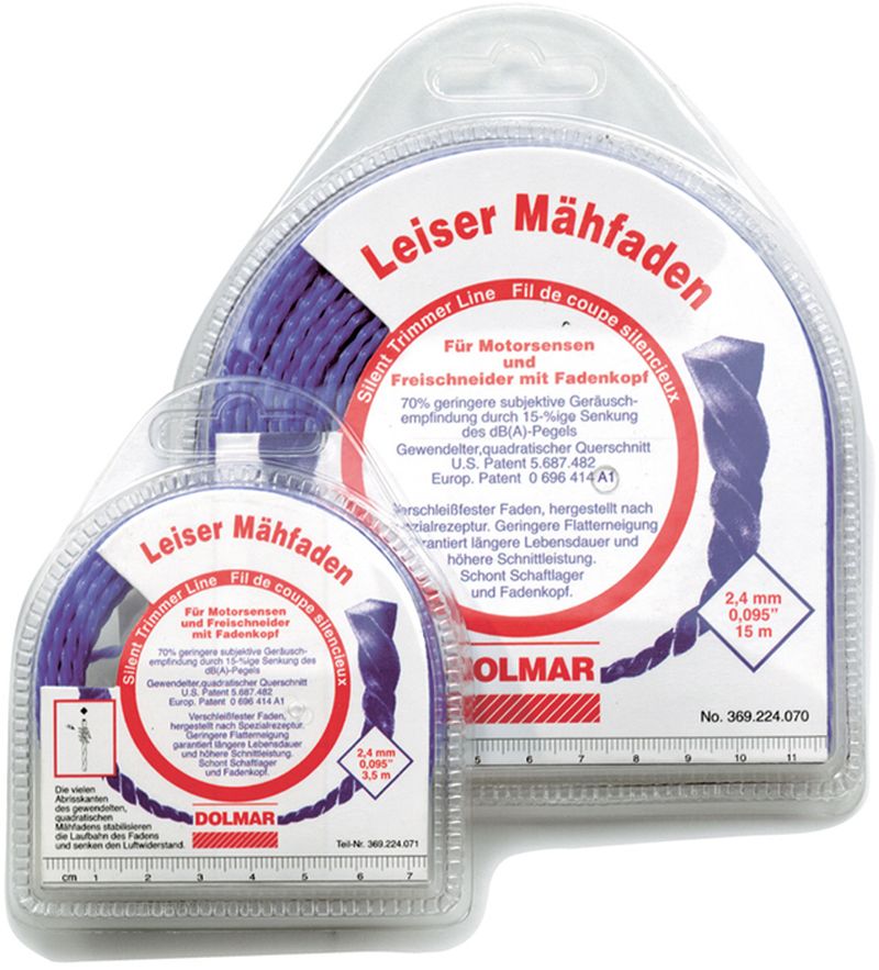 Dolmar 369224061 tichá nylonová struna 2,0mm 3,5m