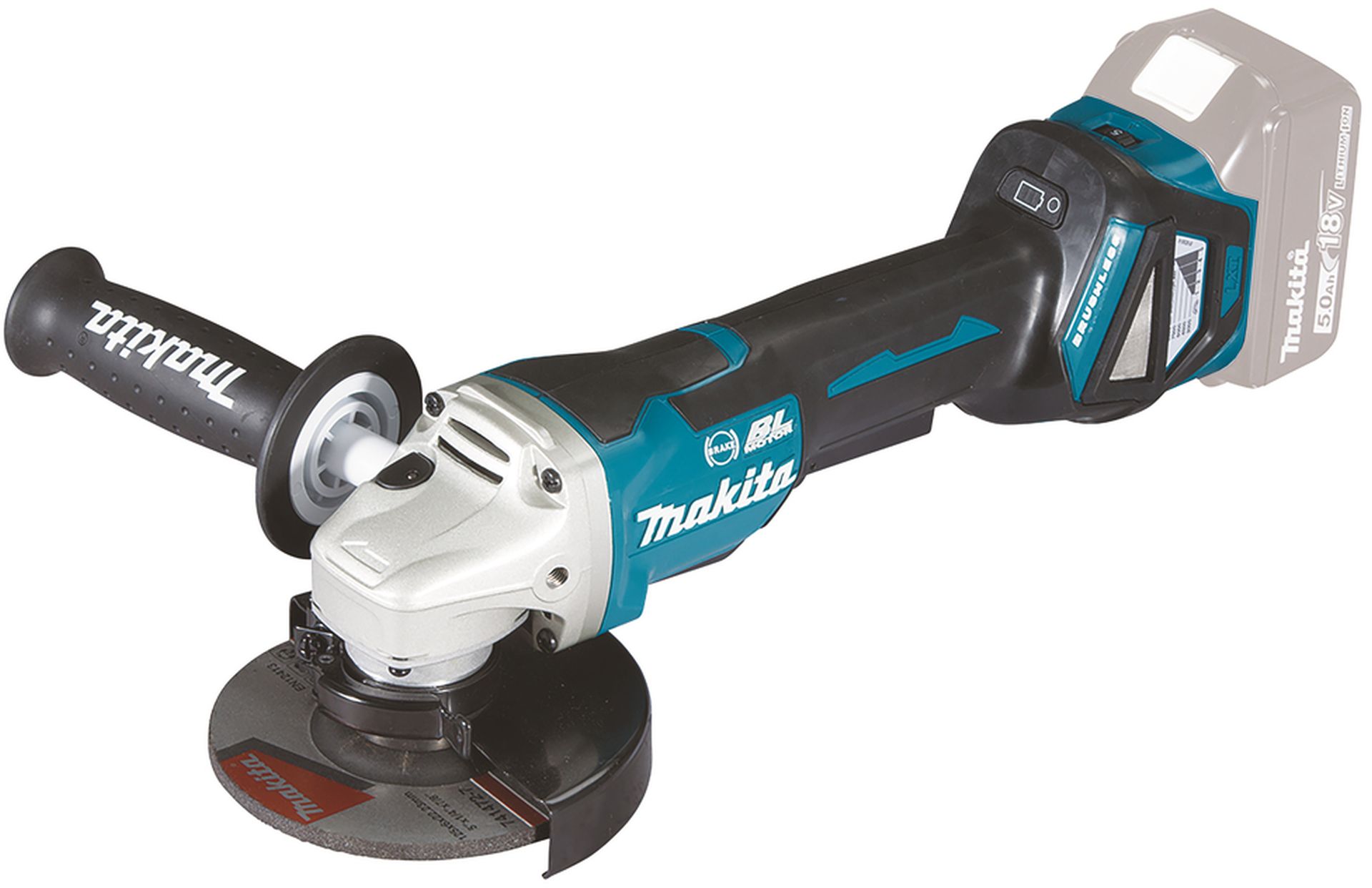 Makita DGA517Z Aku uhlová brúska 125mm, Li-ion 18V, bez aku