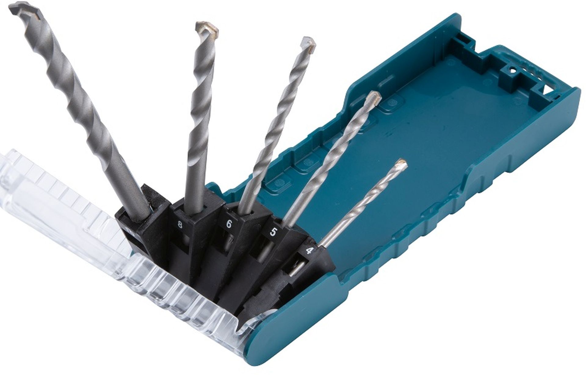 Makita E-11536 sada vrtákov do betónu s valcovou stopkou 5ks 4,5,6,8,10mm