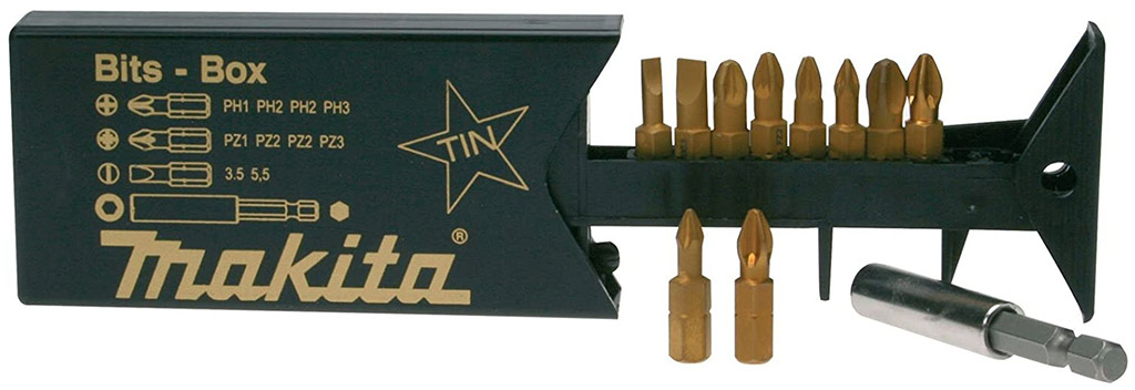 Makita P-49046 Sada bitov TIN 11ks