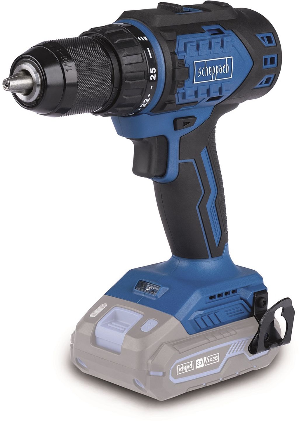 SCHEPPACH BC-DD60-X - aku 20 V vŕtací skrutkovač (bez batérie a nabíjačky) 5909239900