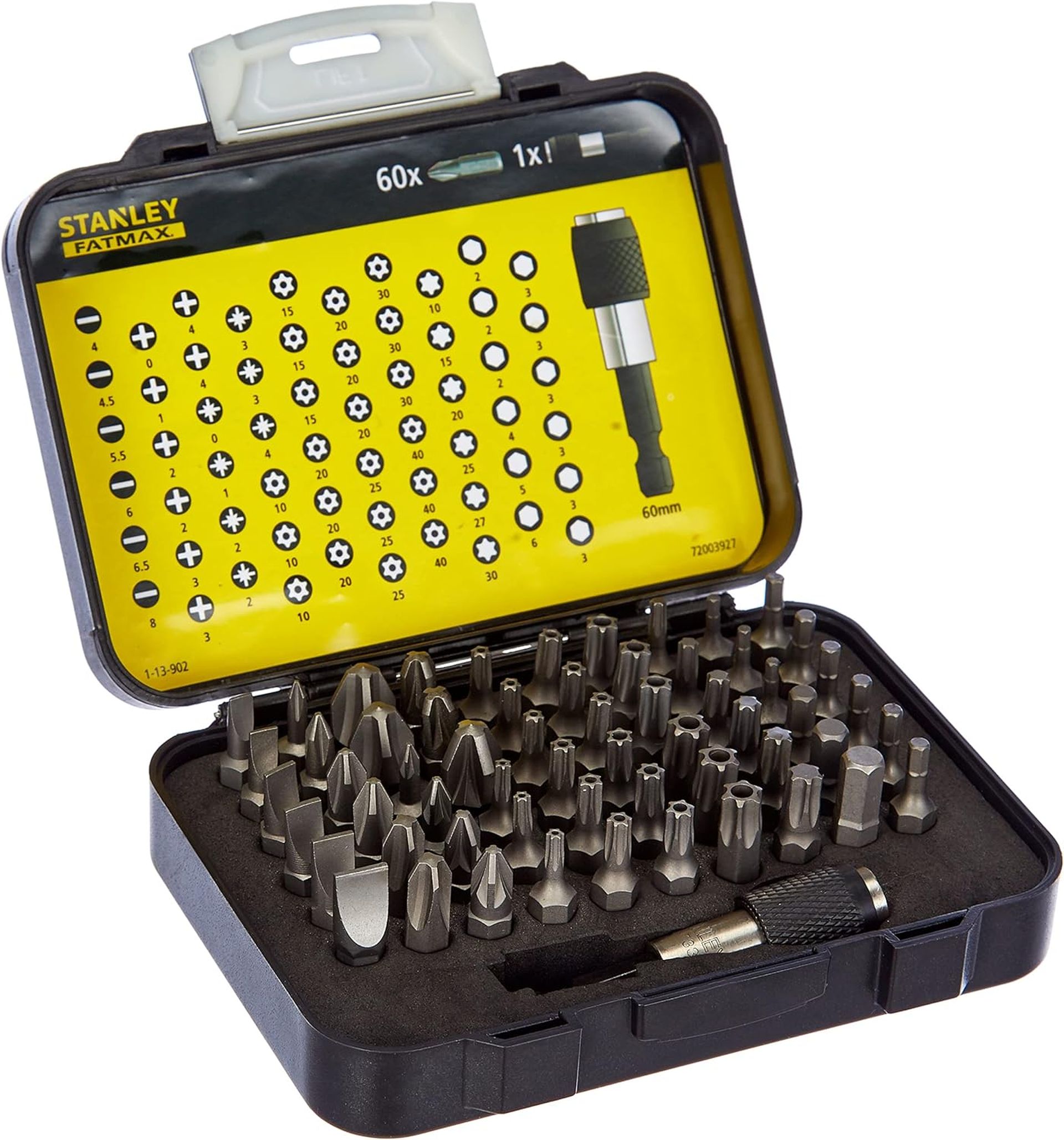 Stanley 1-13-902 1/4" 60dielna sada bitov Expert 25mm